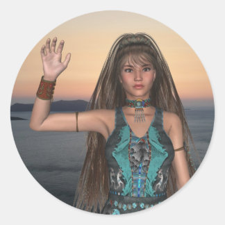 Adesivo Vinheta Americana Nativa