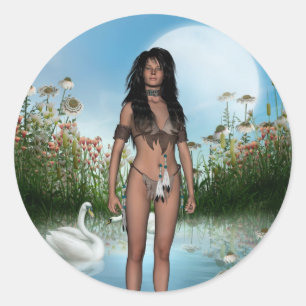 Adesivo Vinheta Americana Nativa