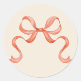 Adesivo Vinheta Arco de Natal com Aquarela - Vermelho