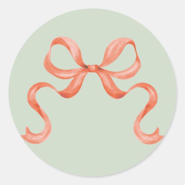 Adesivo Vinheta Arco de Natal com Aquarela - Vermelho (Frente)