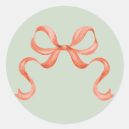 Adesivo Vinheta Arco de Natal com Aquarela - Vermelho