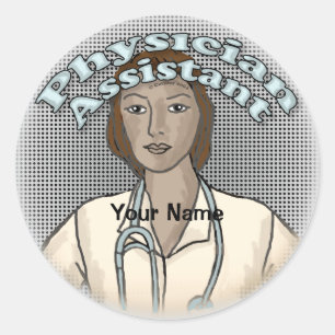 Adesivo Vinheta Assistente Médico Retroativo para Mulheres