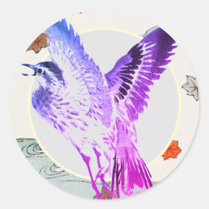 Adesivo Vinheta-AVE JAPONESA