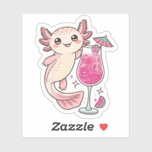 Adesivo Vinheta Axolotl cômoda - Spritzer Fruta de dragões