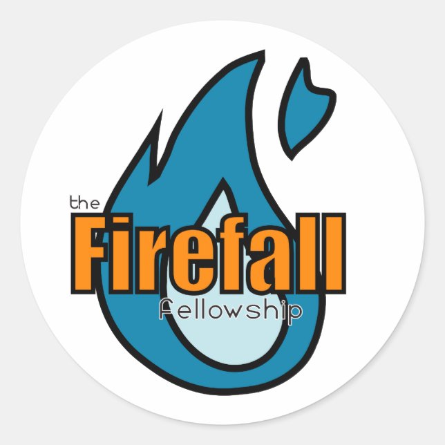 Adesivo Vinheta Azul Firefall (Frente)