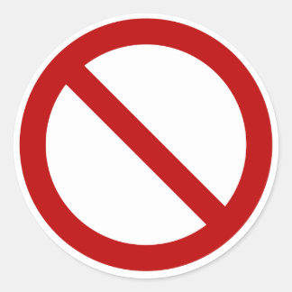 Adesivo Vinheta "Ban" DIY