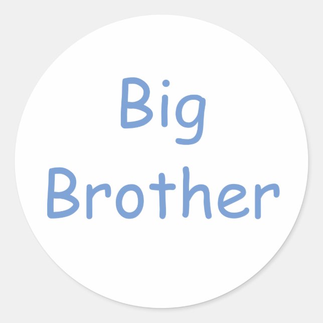 Adesivo Vinheta "Big Brother" (Frente)