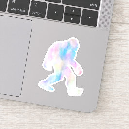 Adesivo Vinheta Bigfoot de Aquarela