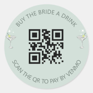 Adesivo Vinheta Bikinis & Martinis Bachelorette Drink