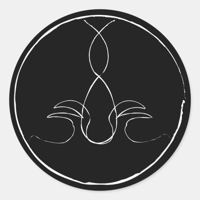 Adesivo Vinheta Black FireWater (Frente)