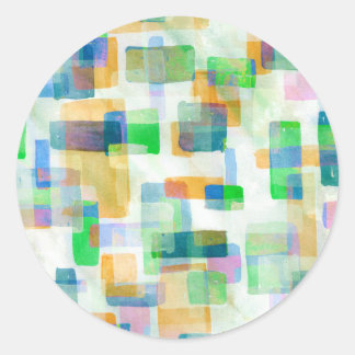 Adesivo Vinheta | Blocos de Edifícios — Seafoam Rosa