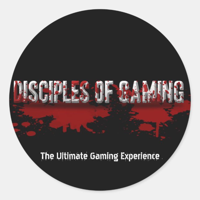 Adesivo Vinheta Bloodsplatter DoG (Frente)