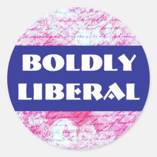 Adesivo Vinheta BOLDLY LIBERAL