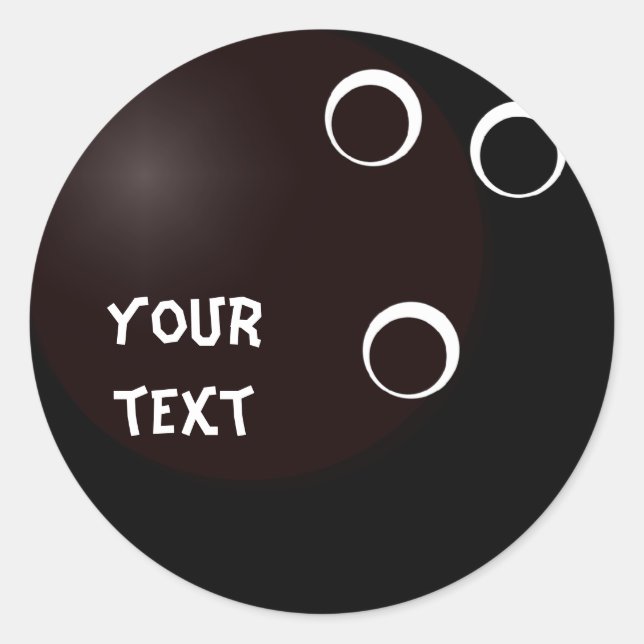 Adesivo vinheta boliche (Frente)