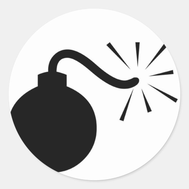 Adesivo Vinheta-bomba (Frente)