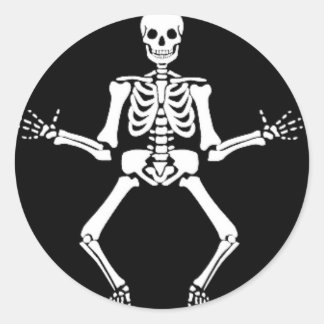 Adesivo Vinheta Bones Dançar