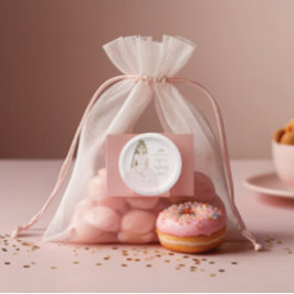 Adesivo Vinheta bonito do partido Princesa para Favores/De