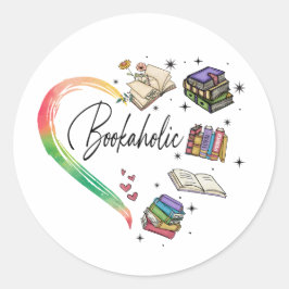Adesivo Vinheta Bookaholic