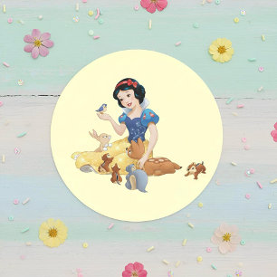 Adesivo Vinheta Branca de Neve