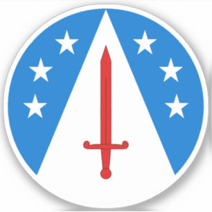 Adesivo Vinheta branca de vinil de montanha SCA