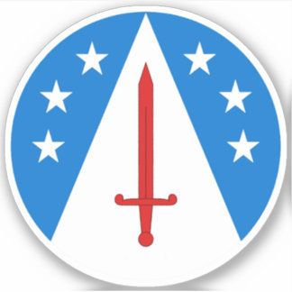 Adesivo Vinheta branca de vinil de montanha SCA