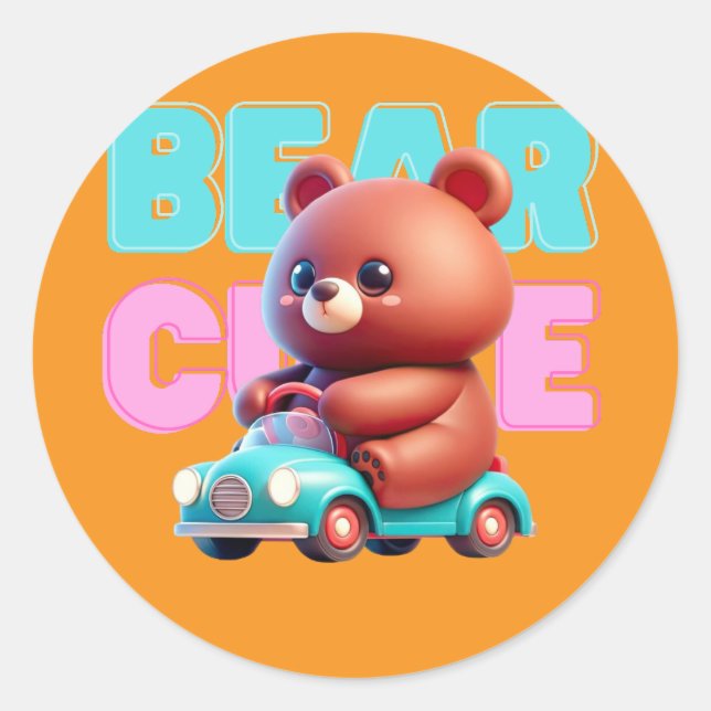 Adesivo Vinheta-branca-urso (Frente)