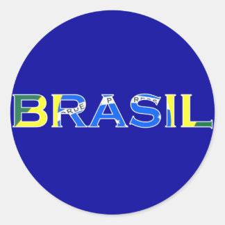 Adesivo Vinheta "Brasil"