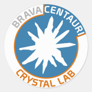 Adesivo Vinheta Brava Centauri Crystal Lab (Folha de 20)