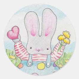 Adesivo Vinheta Bunny namorados