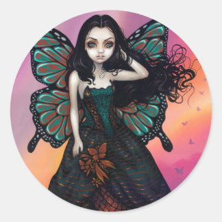 Adesivo Vinheta "Butterfly Sunset"