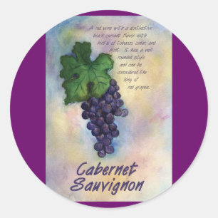 Adesivo Vinheta Cabernet Sauvignon
