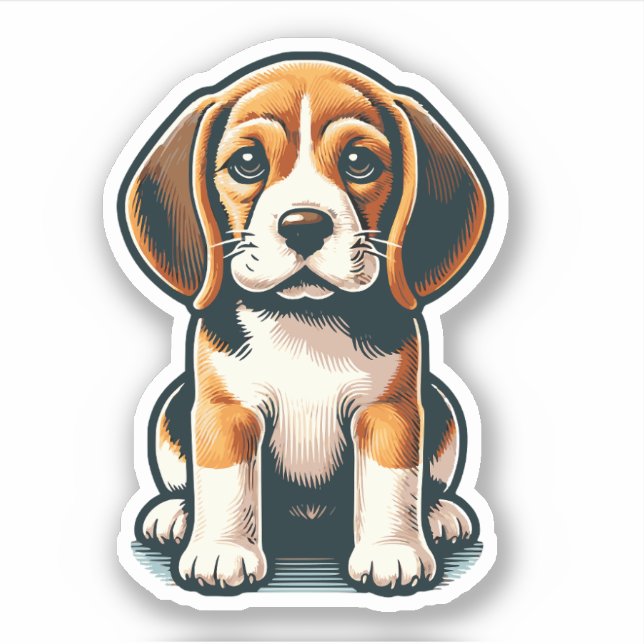 Adesivo Vinheta Cachorro (Frente)
