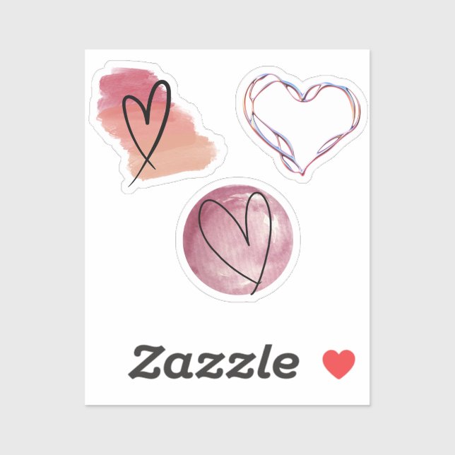 Adesivo Vinheta cardíaca (Folha)