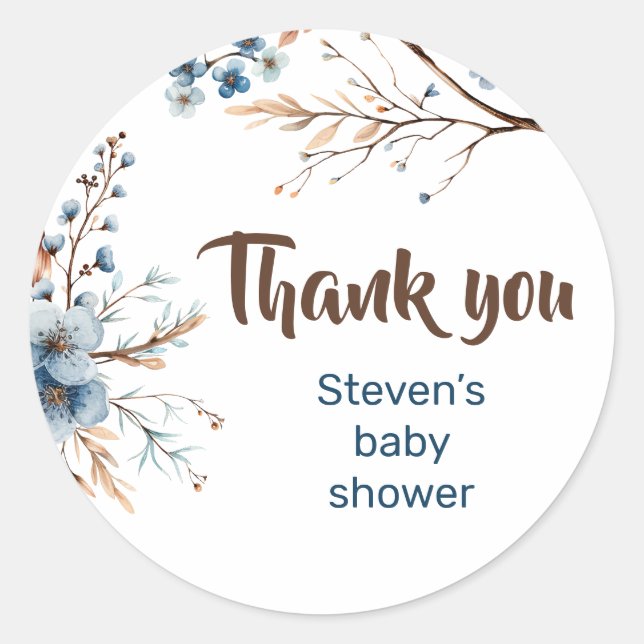 Adesivo Vinheta-chá de fraldas de urso bonito (Frente)