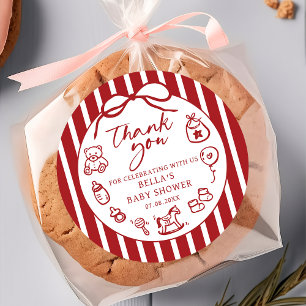 Adesivo Vinheta Chá de fraldas italiana de Ciao Baby