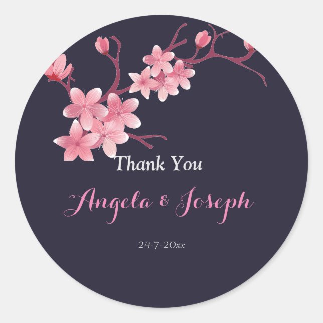 Adesivo Vinheta Cherry Blossom (Frente)