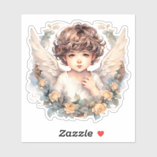 Adesivo Vinheta Cherubs Adorável