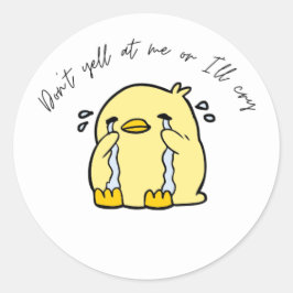 Adesivo Vinheta-choro