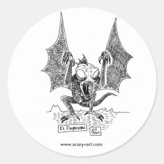 Adesivo Vinheta CHUPACABRA