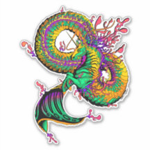 Vinheta Colorida Pormenorizada para Cavalos de Águ