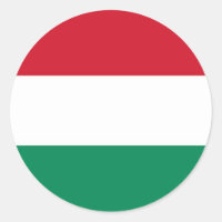 Vinheta com bandeira da Hungria