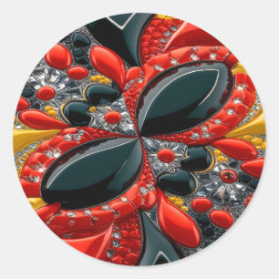 Adesivo Vinheta com Design de cores alemã