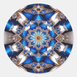 Adesivo Vinheta com Design de cores argentinas