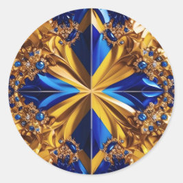 Adesivo Vinheta com Design de Suecia