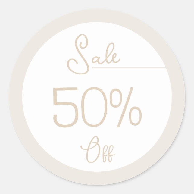 Adesivo Vinheta comercial de promoção feminina da Pastel m (Frente)