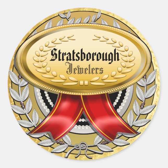 Adesivo Vinheta Contemporânea Elegante (Frente)