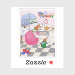 Adesivo Vinheta Cookies Cookies Coelhinhos