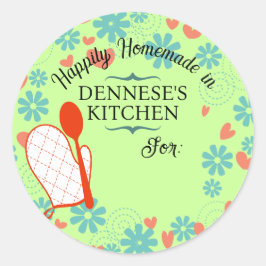 Adesivo Vinheta-cozinhar de madeira de luva de madeira