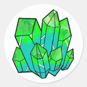 Adesivo Vinheta Cristal de Ooze Verde