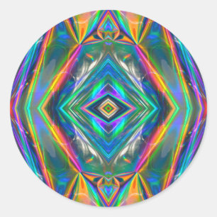 Adesivo Vinheta-cromo iridescente